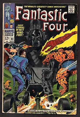 Buy Fantastic Four #80-1968  1st Tomazooma Silver Age Comic • 15.77£