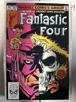 Buy Fantastic Four#257 GALACTUS Devours Skrulls Homeworld-High Grade Bronze Age Key • 16.04£