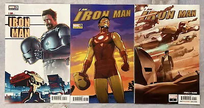 Buy I Am Iron Man #1 Set Of 3 1:25 Cabal Woods Adedotun Variant Marvel Comic Book Ba • 13.28£