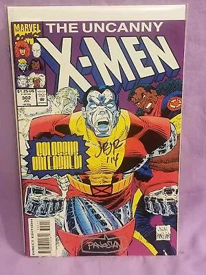 Buy Uncanny X-Men #302 SIGNED By John Romita Jr. AND Dan Panosian - Marvel Comics • 15.98£