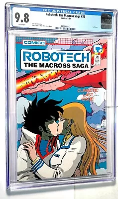 Buy Robotech: The Macross Saga #36 Comico 1989 CGC 9.8 HTF Final Issue 1 Of 11 9.8’s • 294.11£