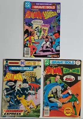 Buy The Brave And The Bold Vintage DC Comic Books - Lot Of 3 - No. 121, 134 & 179 • 6.48£