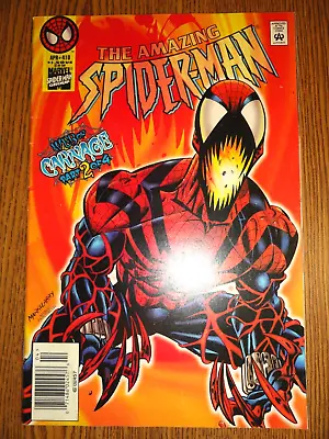 Buy Amazing Spider-man #410 RARE Newsstand Key Web Of Carnage Key 1st Print Marvel • 42.38£