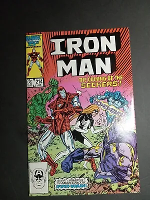 Buy Iron Man 214 (1986,Marvel MCU) Feat. Spider Woman , 1st App. Of The Seekers 📷  • 8.40£