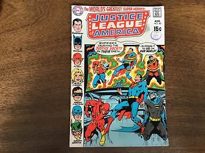 Buy DC Comics Justice League Of America 1960-1987 Issue 82 1970 Neal Adams Cover • 14.99£