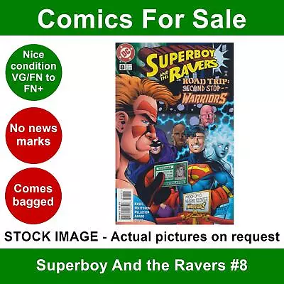 Buy DC Superboy And The Ravers #8 Comic - VG/FN+ 01 April 1997 • 3.99£