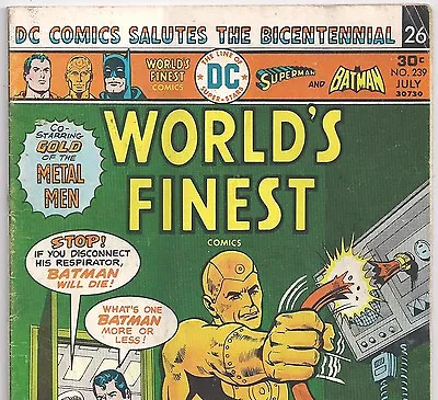 Buy World's Finest Comics #239 Superman, Batman From July 1976 In VG- Condition  • 6.35£