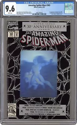 Buy Amazing Spider-Man #365D CGC 9.6 1992 3801183003 1st App. Spider-Man 2099 • 169.98£