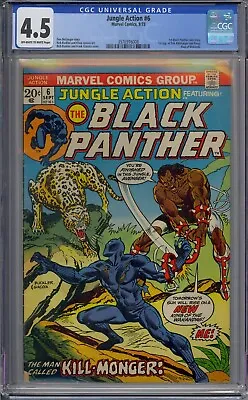 Buy Jungle Action #6 Cgc 4.5 1st Black Panther Solo Story 1st Erik Killmonger Preyy • 106.43£