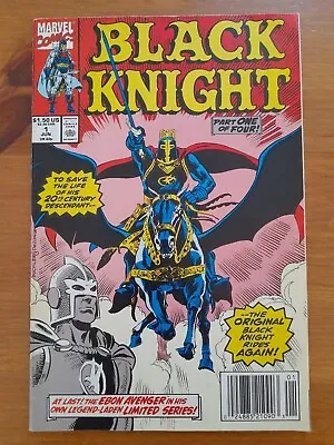 Buy Black Knight #1 June 1990 FINE+ 6.5 First Solo Series Featuring Black Knight • 14.99£