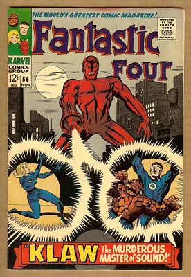 Buy Fantastic Four #56 VF- 7.5 (1966 Marvel) Klaw Silver Surfer Doctor Doom • 72.34£