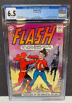 Buy Flash #137 Cgc 6.5 1st Silver Age App Vandal Savage Dc Comics 1963 • 315.93£