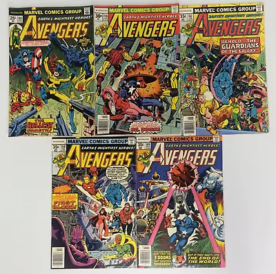 Buy Avengers 144 156 167 168 169 Marvel 1976 Lot Of 5 HIGH GRADE NM-M • 175.02£
