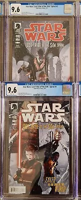 Buy Star Wars Lost Tribe Of The Sith Spiral 1 & 2 CGC 9.6 Lot 1st Apps Dark Horse • 63.72£