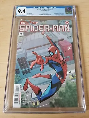 Buy W.E.B. Of Spider-Man #1 - CGC 9.4 WP (2021, Marvel) Web, MCU, 1st Harley Keener • 39.42£