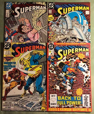 Buy Superman #15. #19. #27. #50. 1988-1990. DC Comics • 12£