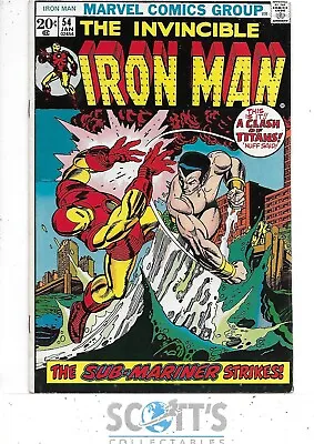 Buy Iron Man  #54  F/vf  1st Mandarin • 150£