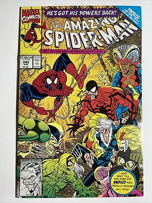 Buy Amazing Spider-Man #343 VF/NM - Elias Wirtham 1st Appearance As Cardiac 1991 • 12.06£