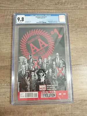 Buy AVENGERS ARENA #1 Cover A (2013 Series) - 1st App Apex + 4 More - CGC 9.8 • 120£