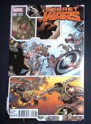 Buy Secret Wars #5 Marvel Comics Variant Cover NM • 4.99£