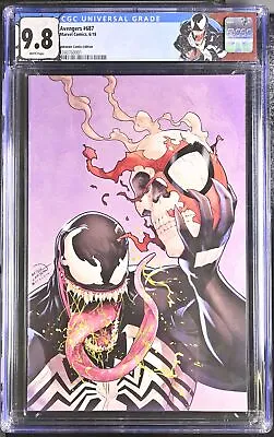 Buy Avengers 687 CGC 9.8 Amazing Spider-Man #347 Cover Homage Venom CGC Label • 78.85£