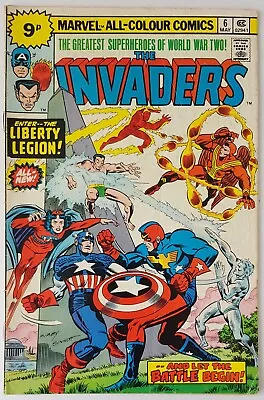 Buy Invaders #6, Marvel Comics 1976, Liberty Legion Apps, Lower Grade, Bronze Age • 3.50£