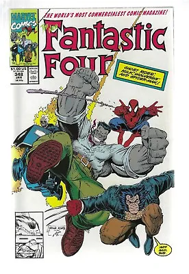 Buy Fantastic Four #348 Marvel Comics 1991 9.4/nm  Art Adams Cover Cgc It! • 14.37£