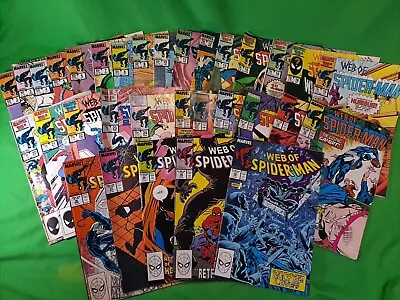 Buy Web Of Spider-Man Lot Of 32 Comics Great To Good Condition 1985-1988 • 118.59£