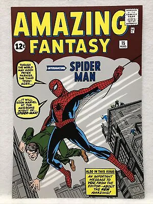 Buy Amazing Fantasy 15 COVER-Marvel Comics Poster/Print 11x16 Jack Kirby Steve Ditko • 16.81£