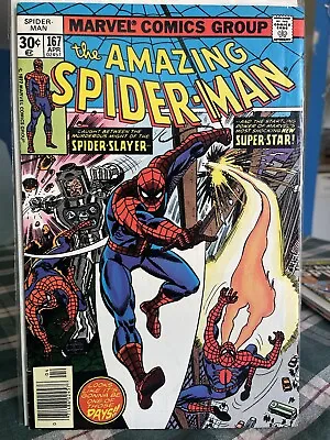 Buy Amazing Spider-Man #167 Marvel 1977  VF • 11.87£