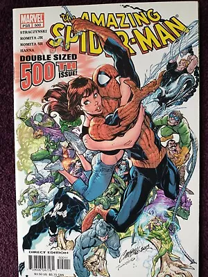 Buy Comics: Amazing Spiderman 500 Double Sized Issue 2003 J. Scott Campbell. • 40£