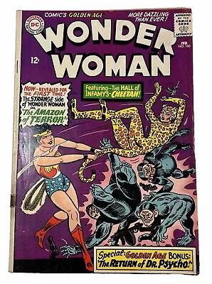 Buy Wonder Woman #160 1966 - 1st Silver Age Cheetah App. GD • 59.30£
