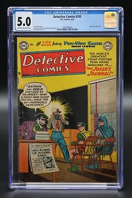 Buy Detective Comics (1937) #193 CGC 5.0 Blue Label Cream/OW Pages Joker Cover • 1,182.55£