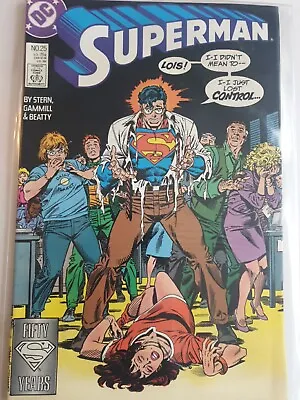 Buy SUPERMAN Vol 2 ISSUE #25.  JOHN BYRNE  1989. Near Mint.  Rare HIGH GRADE • 1.99£