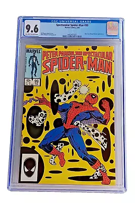 Buy Spectacular Spider-Man #99 CGC 9.6 1985 Spot, Kingpin, Black Cat • 72.05£