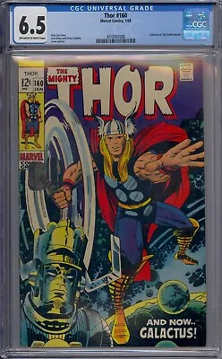 Buy Thor #160 Cgc 6.5 Galactus Vs Ego Jack Kirby • 114.63£