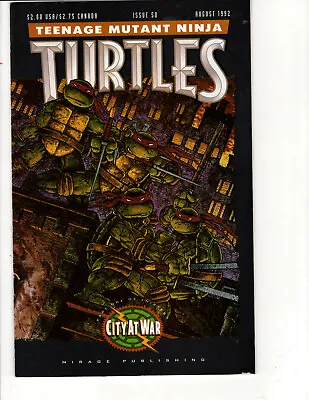 Buy Teenage Mutant Ninja Turtles #50 1992 Mirage City At War • 22.94£