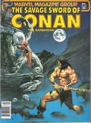 Buy The Savage Sword Of Conan The Barbarian #64 - 1981 Curtis Marvel Comics Magazine • 6.95£