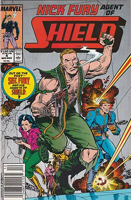 Buy Nick Fury Agent Of S.H.I.E.L.D #4, Vol. #3 1991, Marvel, High Grade, Newsstand • 2.36£