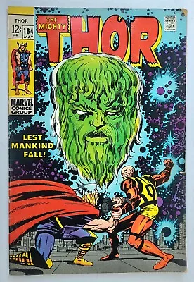 Buy Mighty Thor #164 F/vf 1969 Him • 60.04£