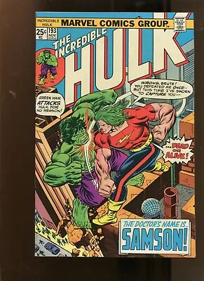 Buy Hulk #193 (9.0) The Doctors Name Is Samson! 1975 • 79.87£