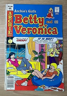 Buy Betty And Veronica #260 Archie Comics Bronze Age Workout Fashion Vg- • 4.78£