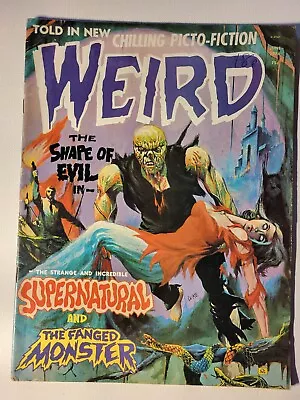 Buy Weird Vol.8, #3 June 1974 Eerie Publications, Satanic Stories • 14.99£