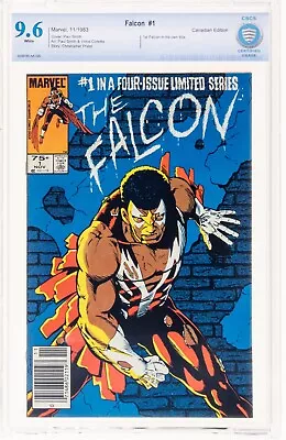 Buy 🔥The Falcon Limited Series 1 Canadian Price CBCS 9.6 NM+ WP Bronze Age 1983 Cgc • 46.54£