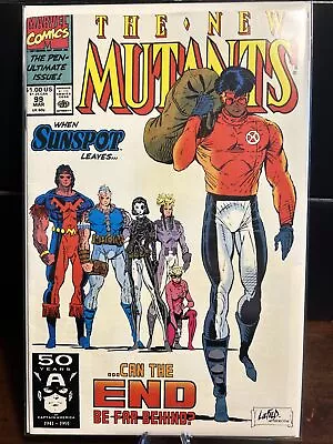 Buy The New Mutants #99 (1991) Marvel 1st Shatterstar! Feral! Warpath! Rob Liefeld! • 8.70£