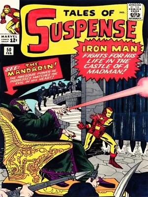Buy Tales Of Suspense No. 50 - Iron Man V. The Mandarin New Sign: 18x24  USA STEEL • 71.06£