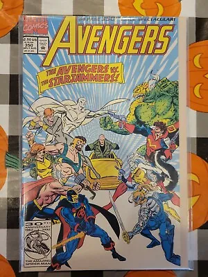 Buy AVENGERS #350 (1992) Black Knight Dane Whitman & Sersi Romance Key! Marvel VF/NM • 8.66£