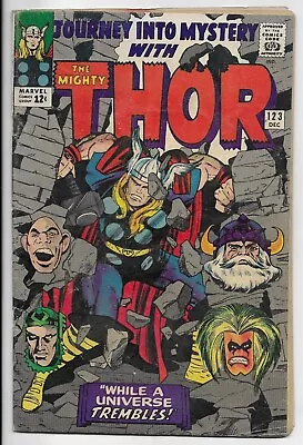 Buy Journey Into Mystery #123 SILVER AGE MARVEL COMIC BOOK 1st Series Thor Loki 1965 • 35.97£