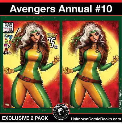 Buy [2 Pack] Avengers Annual #10 Unknown Comics Nathan Szerdy Exclusive Var Facsimil • 26.38£
