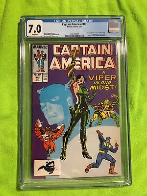Buy Marvel Comics 1988 Captain America #342 CGC 7.0 • 39.42£